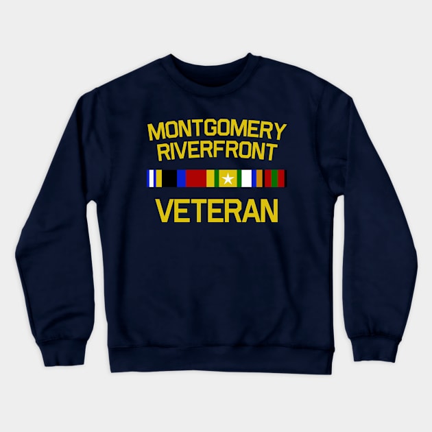 Montgomery Riverfront Veteran Crewneck Sweatshirt by PopCultureShirts